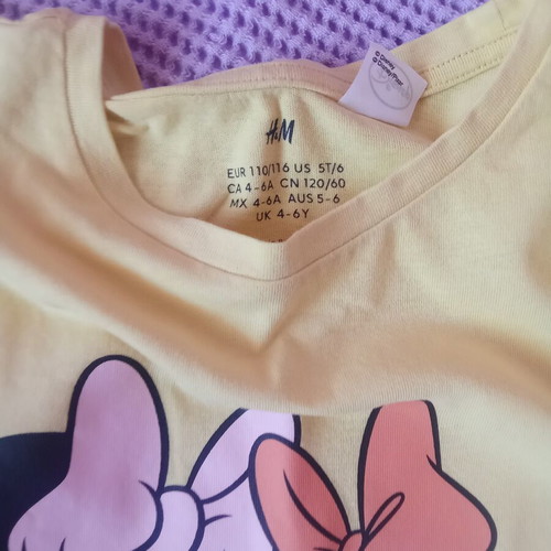 H&M yellow dress for 4-6 years, 110-116 cm