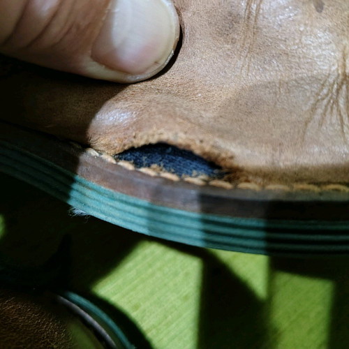Robinson ankle boots used, brown, size 41 with small tear