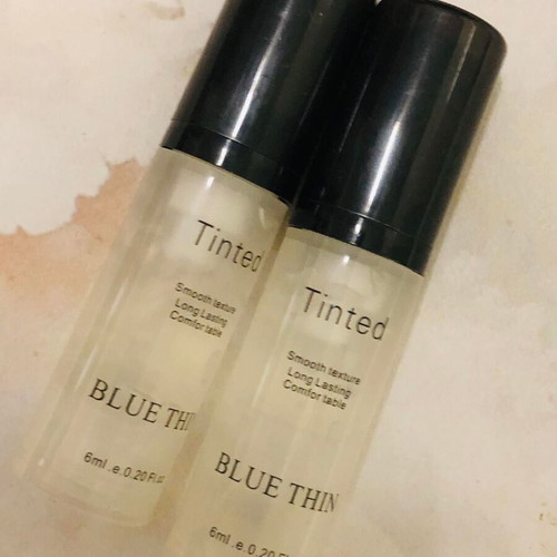 Set of 2 Blue Thin Tinted Face Primers used, 6 ml each