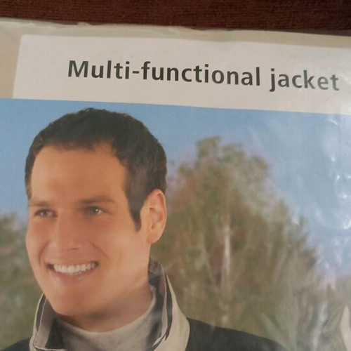 Giani Feroti men's jacket new, spring, black and beige, size L