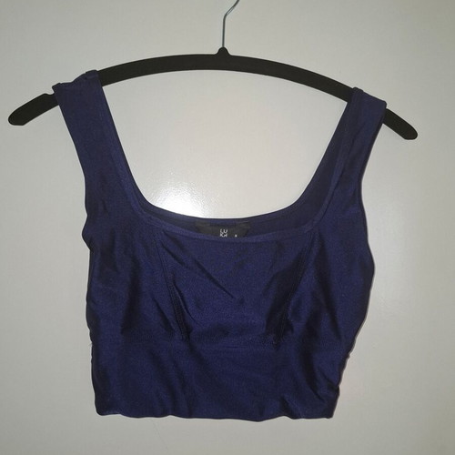 Luigi Blue Metallic Women's Bustier Medium like new