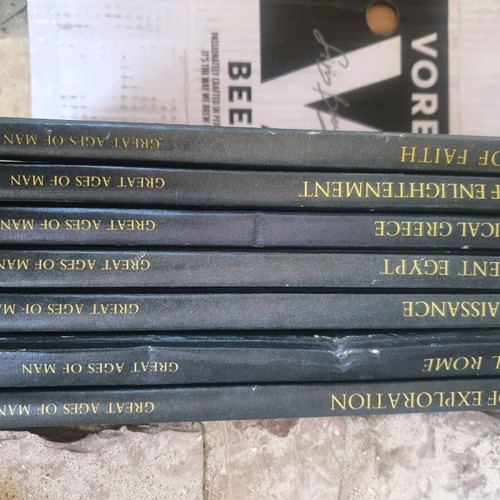 Great Ages of Man books used, seven hardcover volumes