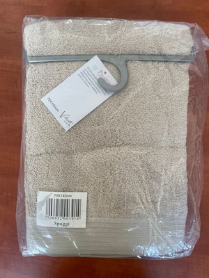 Prestige Body Towel 70x140cm Beige 480gr/m² New Set of 3