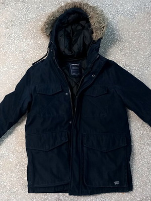 Produkt men's jacket used, hooded with fur, size M