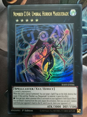 Number C104 Umbral Horror Masquerade RA05 Near Mint