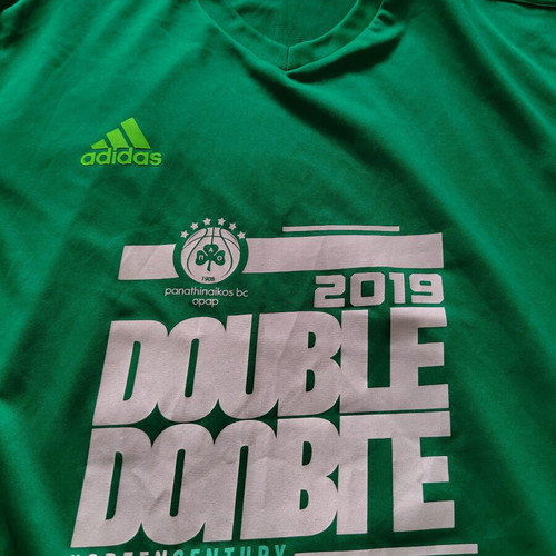 Panathinaikos Basketball Double 2019 Climacool Jersey XL