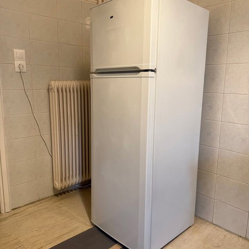Liebherr white refrigerator