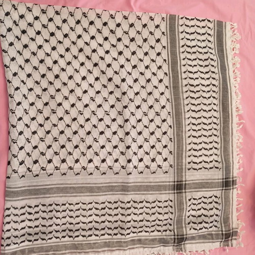 Scarves, handkerchief and beanie new, black and white