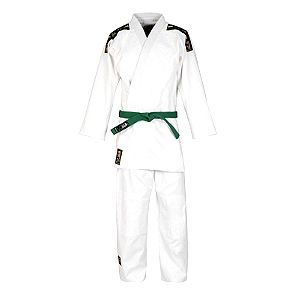 Στολή Judo/ Aikido MATSURU Club Gi White με επωμίδες και ζώνη