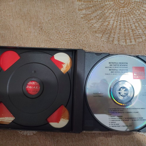 Giorgos Dalaras 2xCD Metropole Orchestra 100 Years Cinema like new, entechno