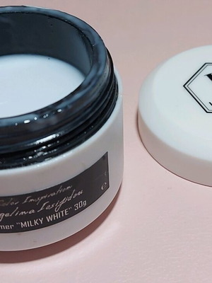 Acrygel Milky White 30ml used by Angelina Iosifidou