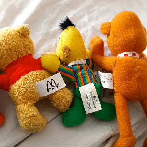 McDonalds Babymeal Collectible Toys Used, 90s Fozy Tiger Winnie Sesame