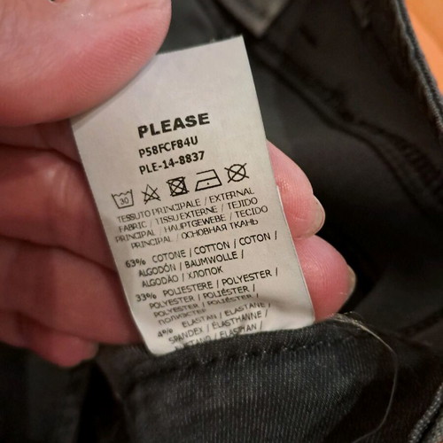 Please NoM slim mid-rise charcoal pants like new