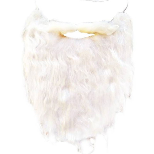 White Santa Claus Beard new, one size