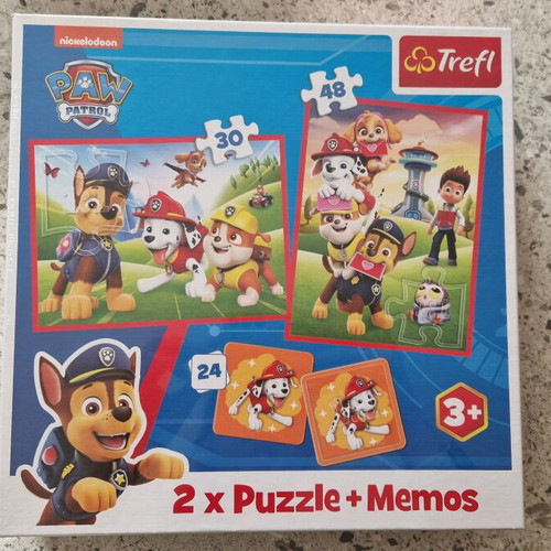 Trefl Paw Patrol 3-in-1 puzzle and memo set