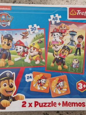 Trefl Paw Patrol 3-in-1 puzzle and memo set
