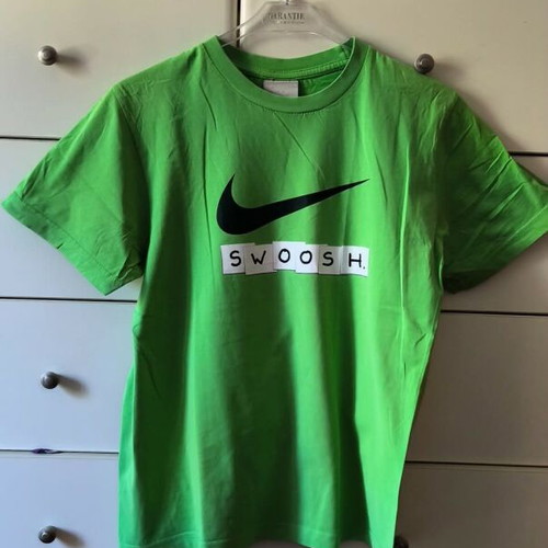 Nike Swoosh T-shirt Large lime green like new