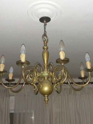 CHANDELIER brass
