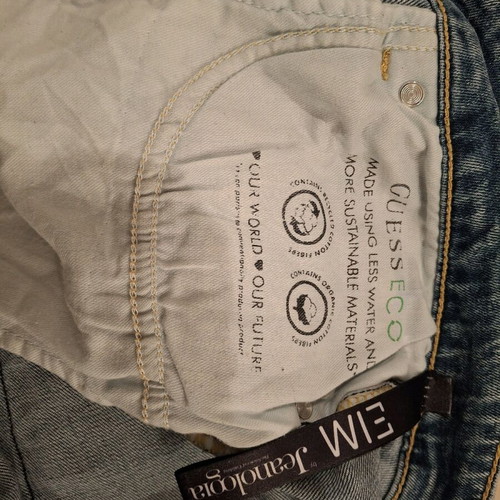 Guess men's blue pants like new