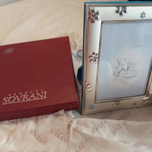Argenti Sovrani silver children's frame new, size 19x24