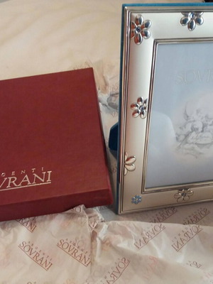 Argenti Sovrani silver children's frame new, size 19x24