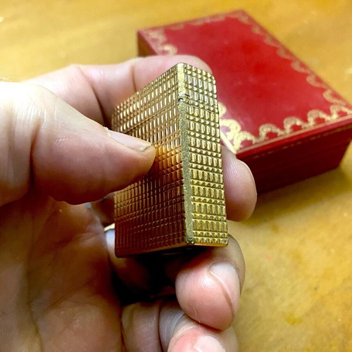 Dupont N7 gold lighter used, vintage