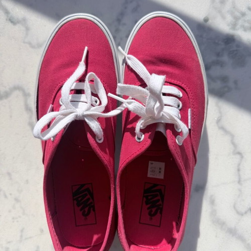 Vans Authentic shoes size 41 like new, red canvas