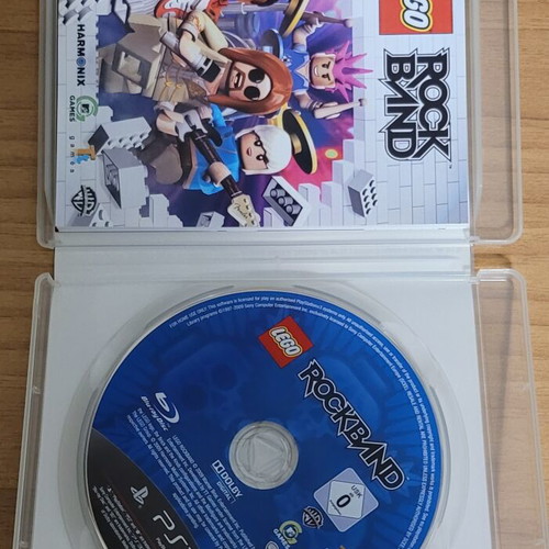 LEGO Rock Band PS3 game, Europe version
