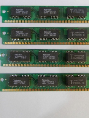 RAM SIMM 32 pin used, pack of 4, vintage for retro PC