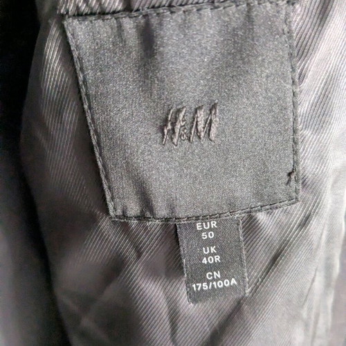 H&M Black Coat XL Like New