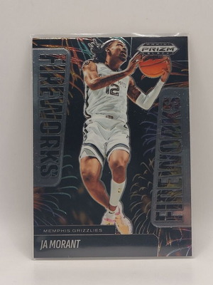Ja Morant Fireworks Insert Card 2024-25 Panini-Prizm Black Basketball new