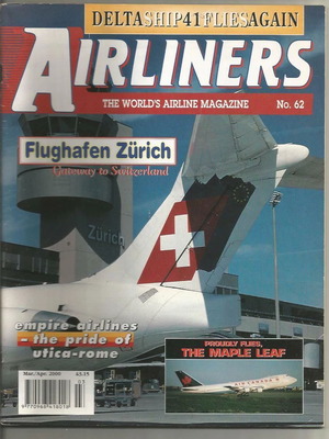 Airliners Illustrated Magazine No 62 like new, English