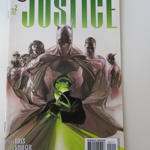 Justice complete set #01-12 near mint, Alex Ross art, English