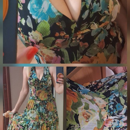 Rinascimento Floral Dress like new, size M/S_M, colorful