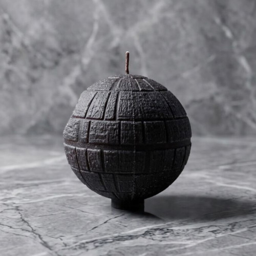 Death Star candle new, handmade Star Wars decor