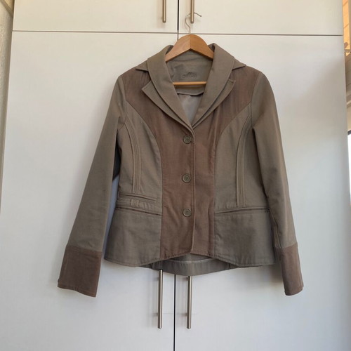Vintage beige and brown jacket like new, spring autumn