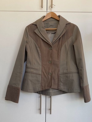 Vintage beige and brown jacket like new, spring autumn