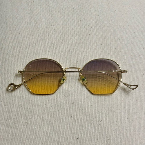 Eyepetizer Triomphe sunglasses like new, gold metal frame, ombré lenses