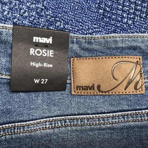 Mavi Roise Mid Short women's denim shorts new, size 28, blue