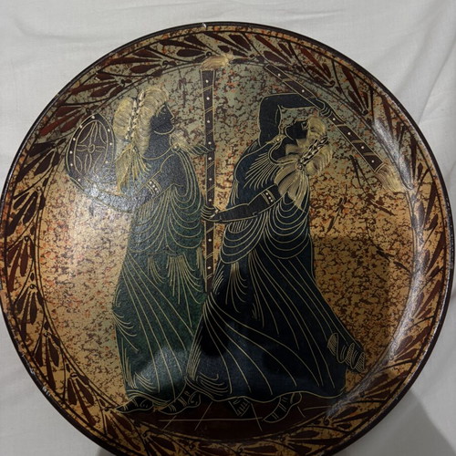 Clay decorative plate