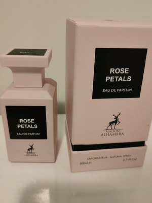 Maison Alhambra Rose Petals Eau de Parfum 80 ml като нов, с кутия