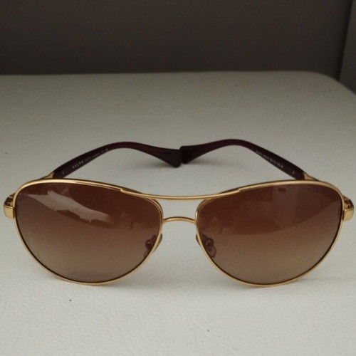Ralph Lauren sunglasses like new, brown and gold