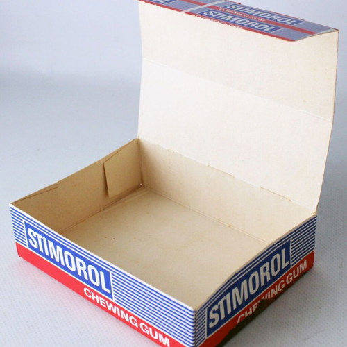 Vintage 70's Stimorol Empty Chewing Gum Box Dandy Denmark
