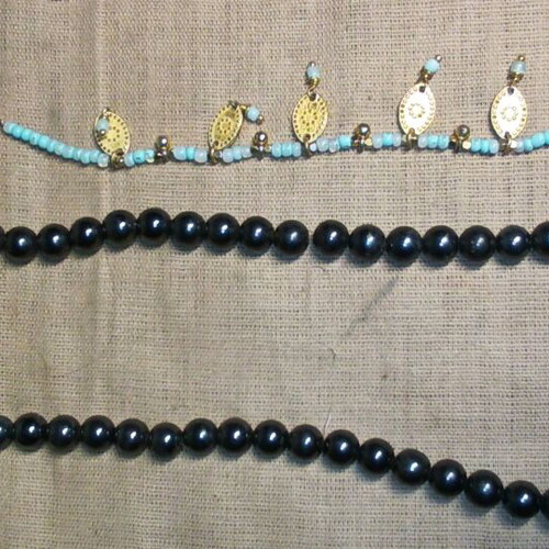 Bijou lot used with turquoise stone bracelet