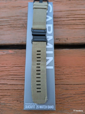 Garmin QuickFit 26mm Tactical Coyote Tan Nylon Strap used