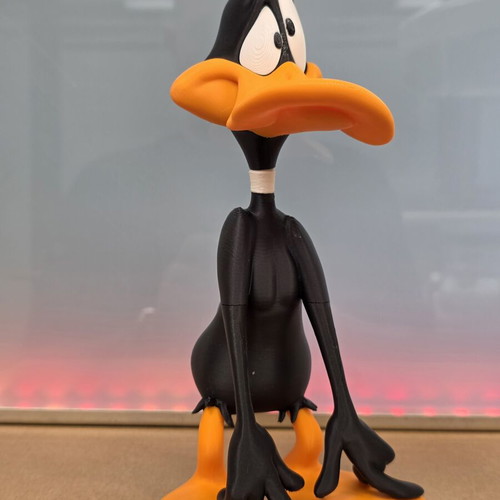 Daffy Duck 3D printed figure made to order