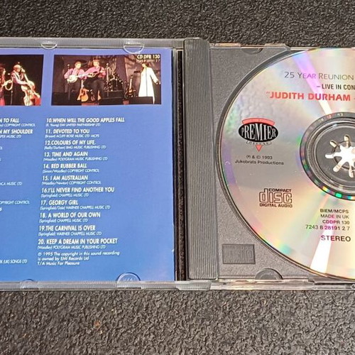 Judith Durham and The Seekers 25 Year Reunion Celebration CD used, folk