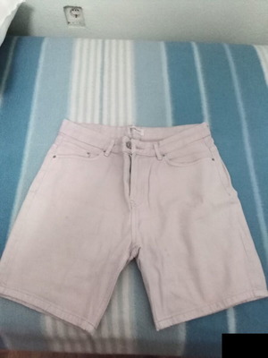 Bershka men's bermuda shorts, pink, size EUR42