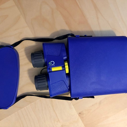 Discovery Channel Kids Binoculars with Compass and Carrying Case used