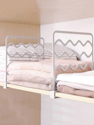 Wardrobe or bookshelf divider 3 pieces new, white